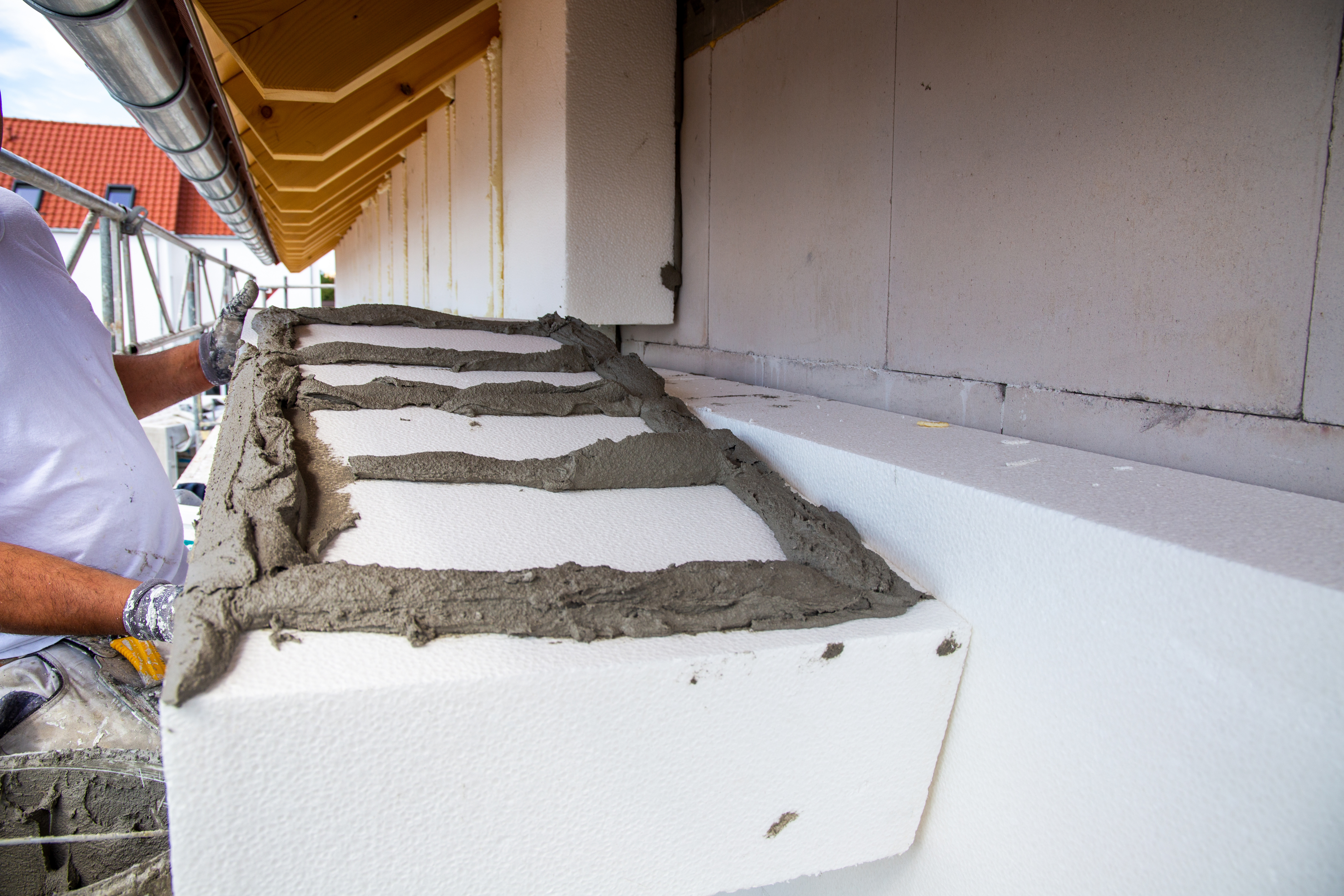 Energetische Sanierung - Haus mit Dämmung